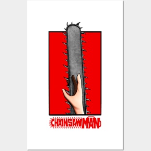 Denji Chainsaw Hand Posters and Art